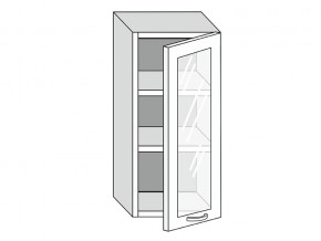 19.40.3 Шкаф настенный (h=913) на 400мм с 1-ой стекл. дверцей в Учалах - uchaly.magazinmebel.ru | фото