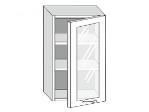 19.50.3 Шкаф настенный (h=913) на 500мм с 1-ой стекл. дверцей в Учалах - uchaly.magazinmebel.ru | фото