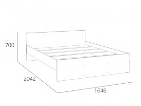 Кровать 1600 НМ 011.53 Симпл Белый Фасадный в Учалах - uchaly.magazinmebel.ru | фото - изображение 4