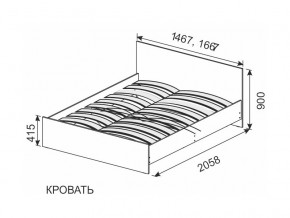 Кровать 1600х2000 ортопедическое основание в Учалах - uchaly.magazinmebel.ru | фото