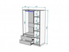 Шкаф Malta light H298 Белый в Учалах - uchaly.magazinmebel.ru | фото - изображение 2