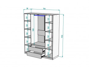 Шкаф Malta light H302 Белый в Учалах - uchaly.magazinmebel.ru | фото - изображение 2